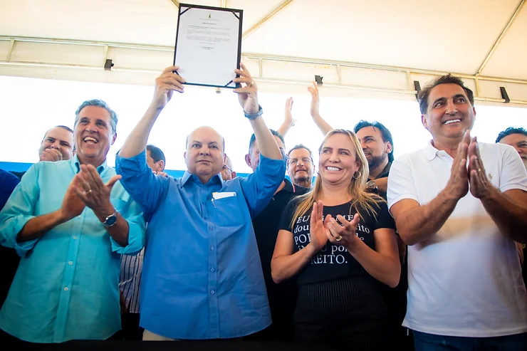 Ibaneis Rocha: “É um hospital que vai atender uma população muito importante, principalmente o pessoal mais idoso, que é quem sofre mais com os traumas, sofre mais com as cirurgias ortopédicas” | Foto: George Gianni / VGDF