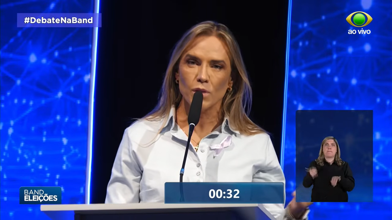 Celina Leão se destaca em debate da Band com foco em resultados