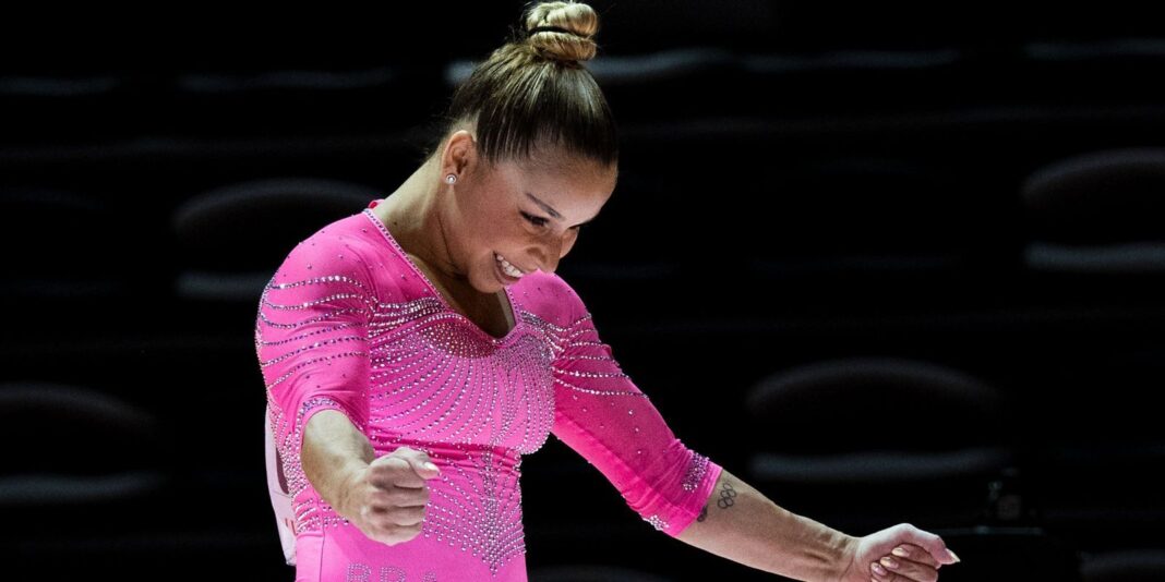 Flávia Saraiva conquista medalha de ouro nas assimétricas da Copa do Mundo de Ginástica