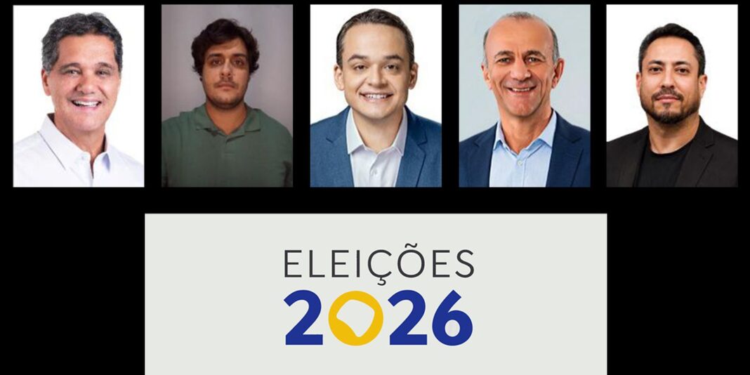 Cinco candidatos concorrem ao governo do Espírito Santo nas eleições de 2026