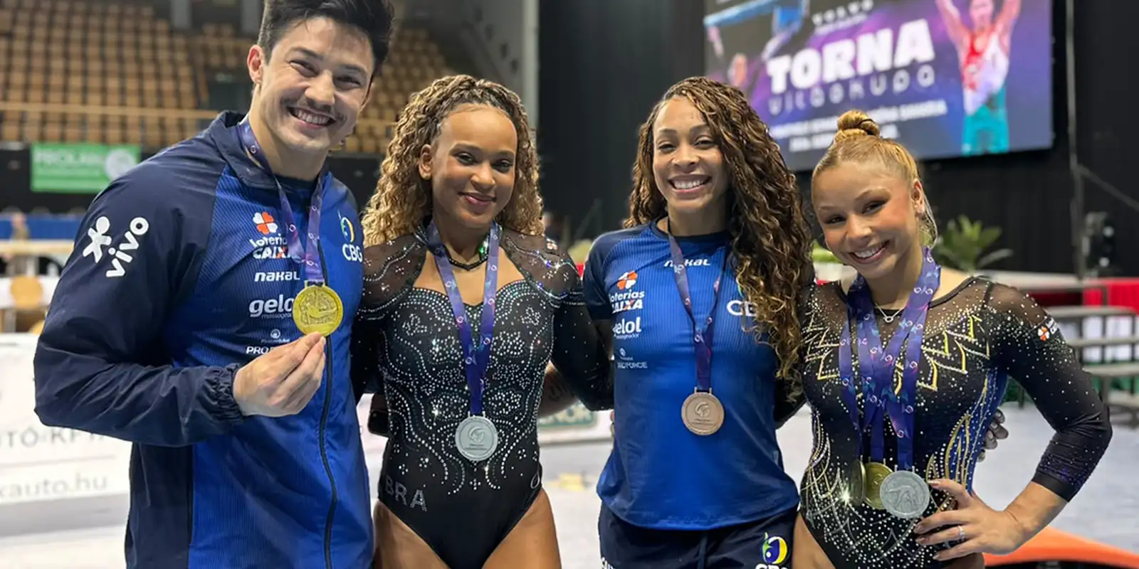 Brasil encerra Copa do Mundo de Ginástica com cinco pódios