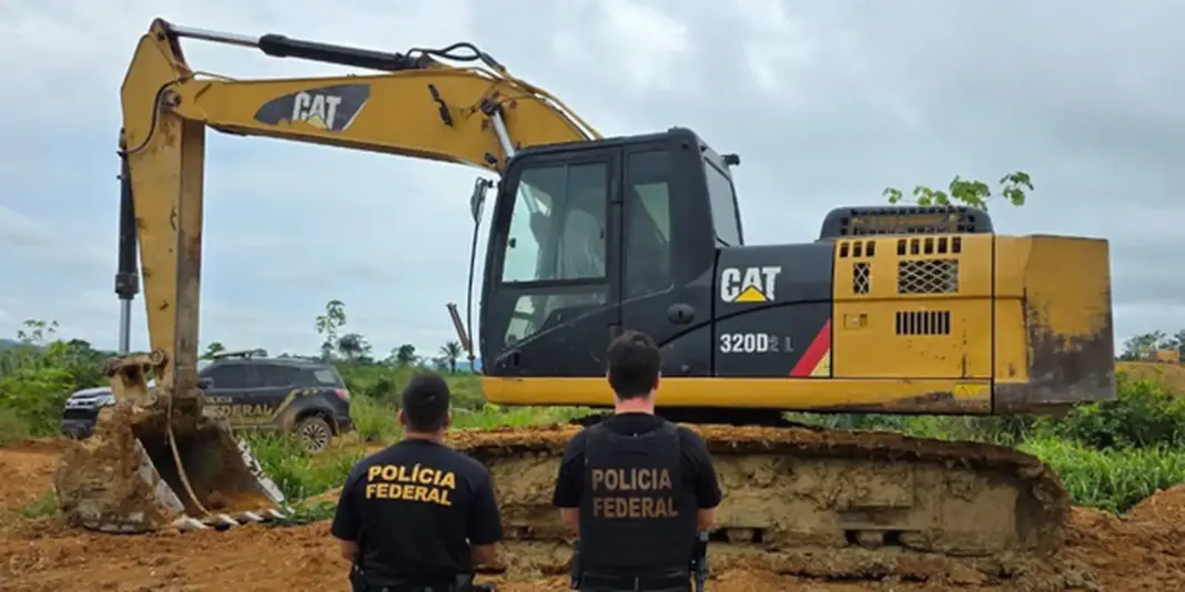 Polícia Federal realiza operação e prende seis pessoas por garimpo ilegal no Pará