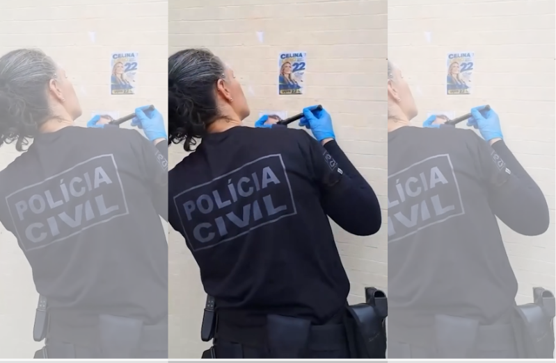 Número de Celina Leão é 11, mas cartazes com 22 se espalham pelo DF e polícia investiga