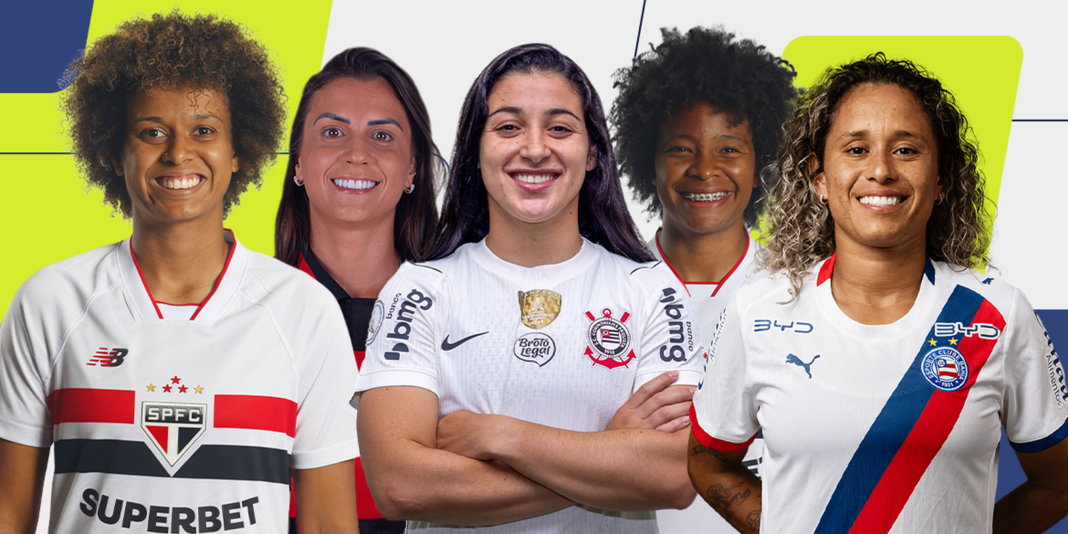 Prêmio TV Brasil Petrobras Para Elas divulga finalistas na categoria meio-campistas