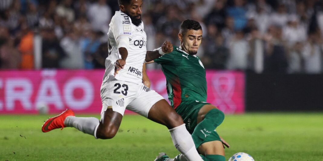 Palmeiras empata sem gols com o Santos e Flamengo se beneficia