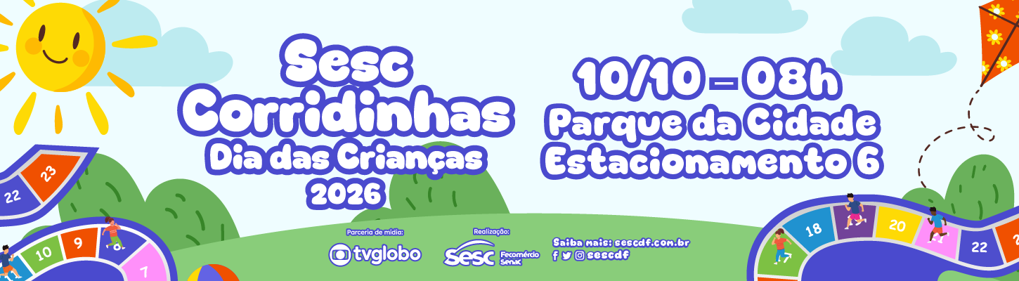 Sesc-DF promove corrida especial em homenagem ao Dia das Crianças